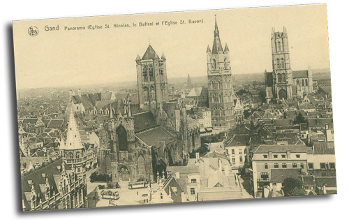Oude Postkaart van Gent